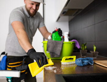 Kitchen Of Cleaning